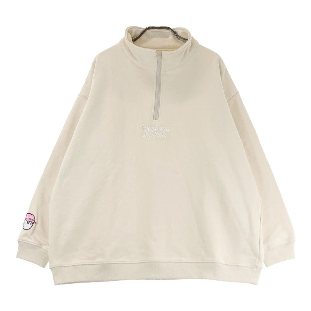 malbon golf windandsea トレーナー　サイズM サイズ：M MALBON GOLF マルボン ゴルフ ×WIND AND SEA ハーフ