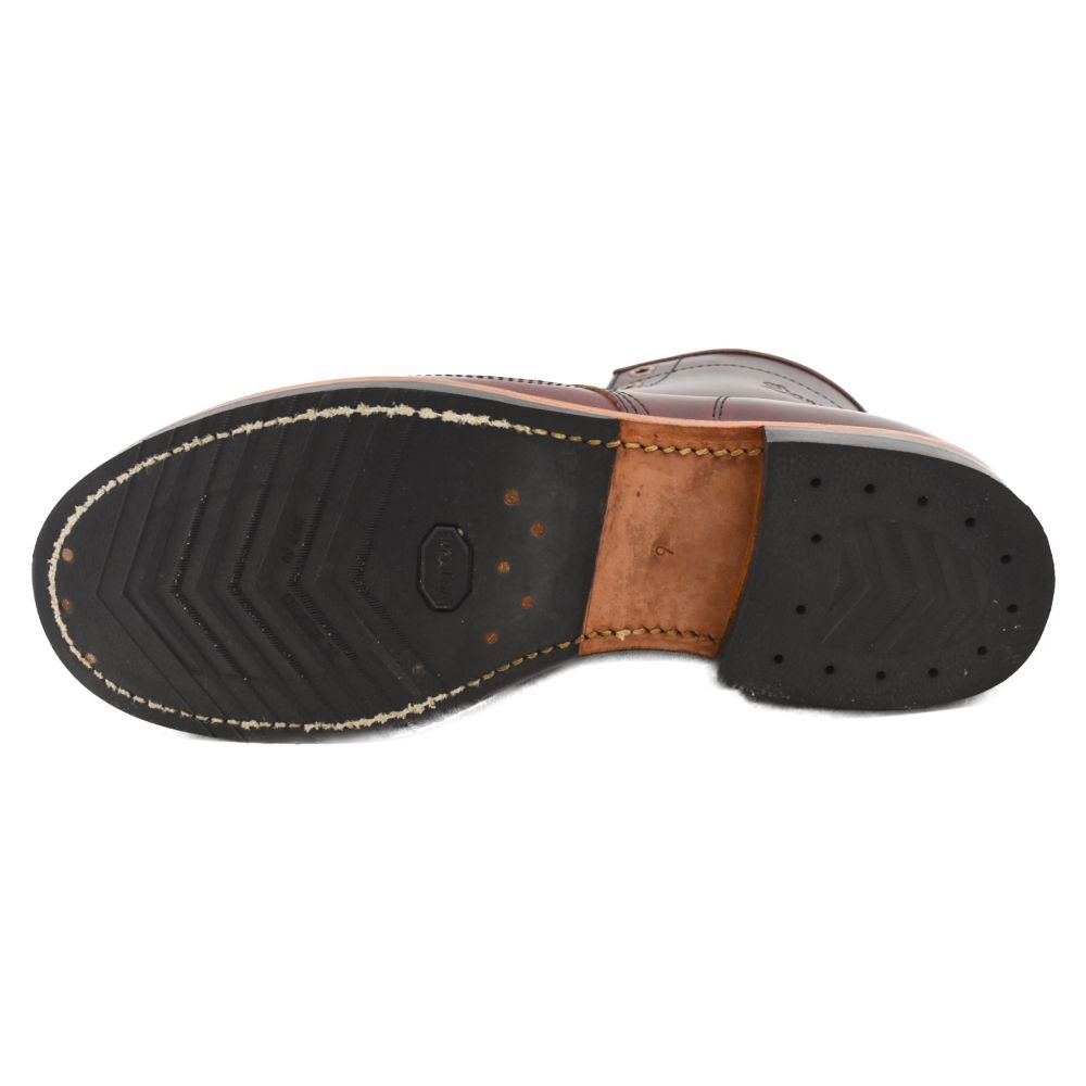 DANNER (ダナー) レースアップ レザーアンクルブーツ シューズ ワイン 