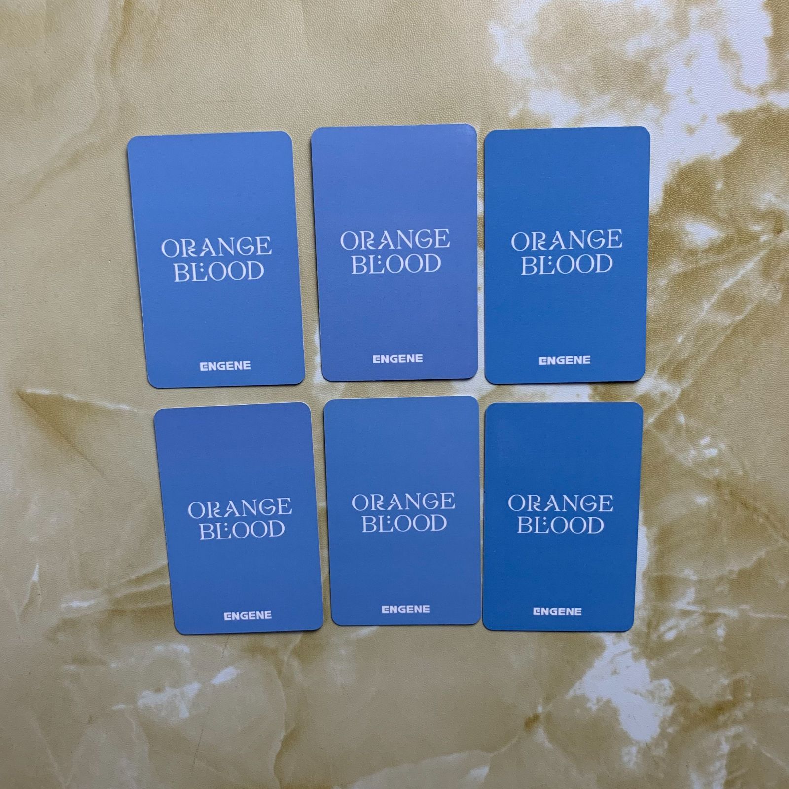 ENHYPEN 公開放送 ORANGE BLOOD Sweet Venom サノク トレカ 6枚 セット