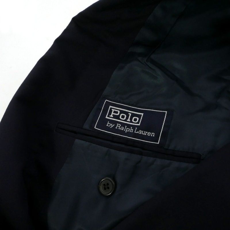 美品 80s Ralph Lauren 三角タグ 金ボタン 紺ブレ テーラード 美品 80s Ralph Lauren 三角タグ 金ボタン 紺ブレ テーラード - メルカリ