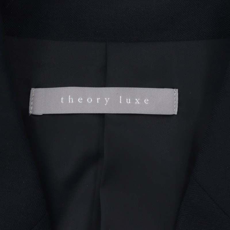 セオリーリュクス theory luxe 23SS Vimont Joen str トレンチ調 ジレ ロングベスト ウール混 032 紺 ネイビー  /HS □OS - メルカリ