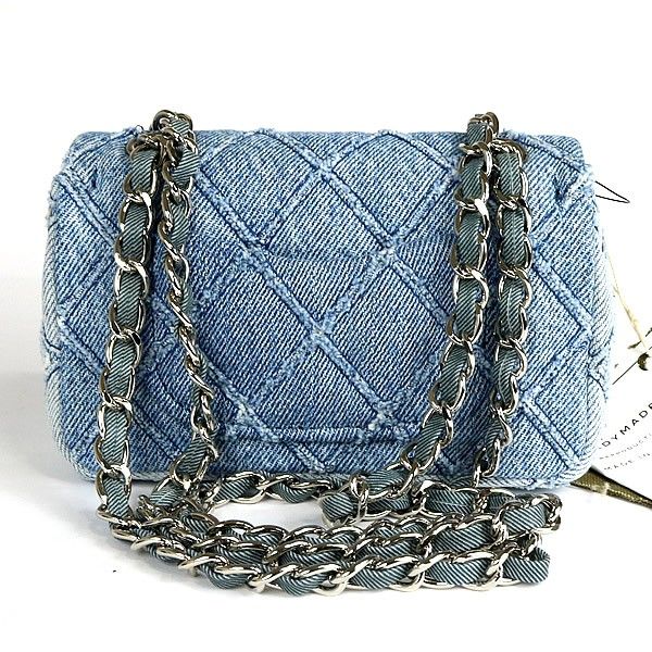 READYMADE 銀座店 レディメイド 新品 RHOMBUS DENIM CHAIN BAG NANO