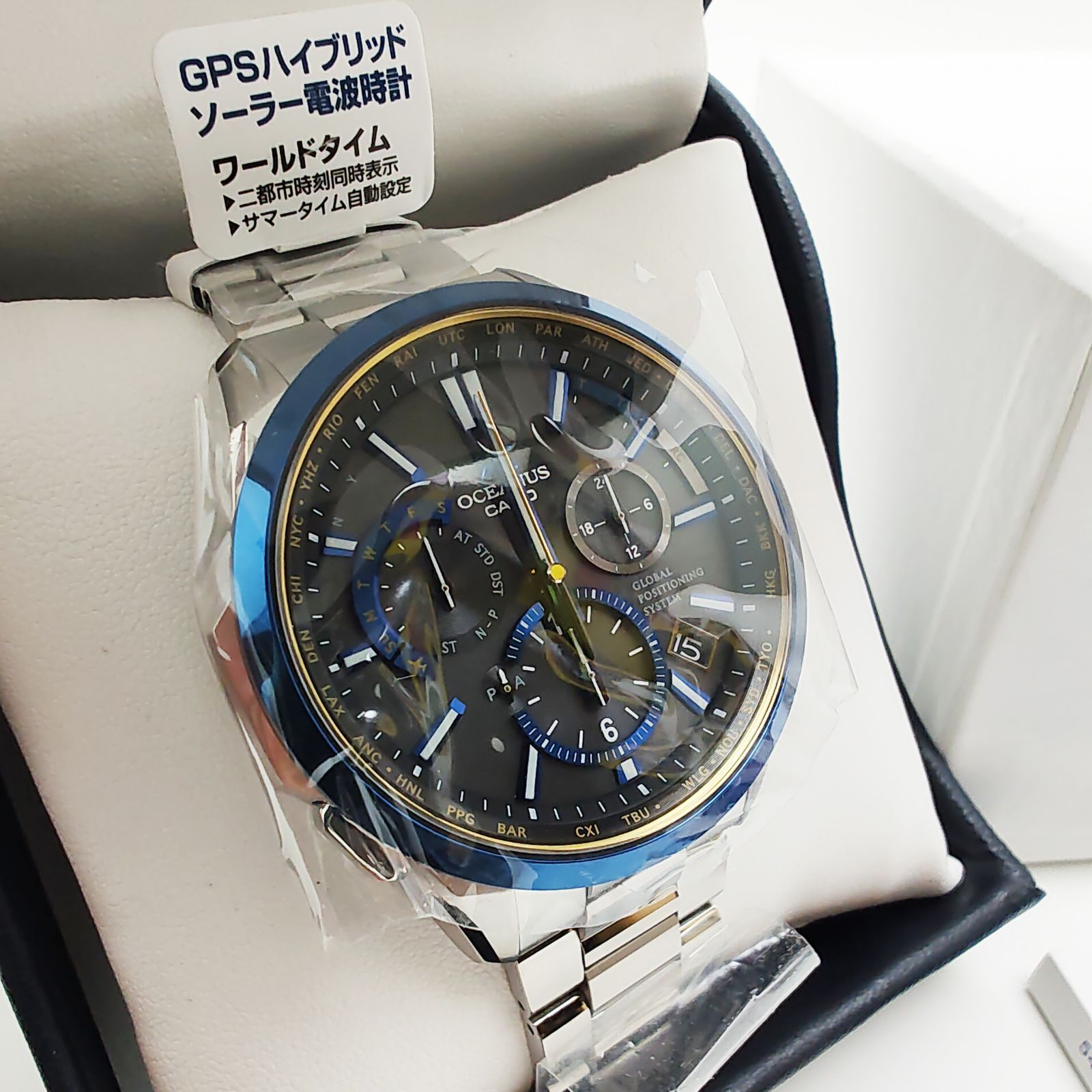 CASIO OCEANUS OCW-G1100　カシオ　オシアナスブラックチタン OCEANUS CASIO カシオ オシアナス OCW-G1100-1AJF GPS電波 タフ