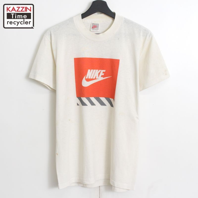 80s USA製 vintage NIKE 半袖Ｔシャツ メンズ 表記Mサイズ