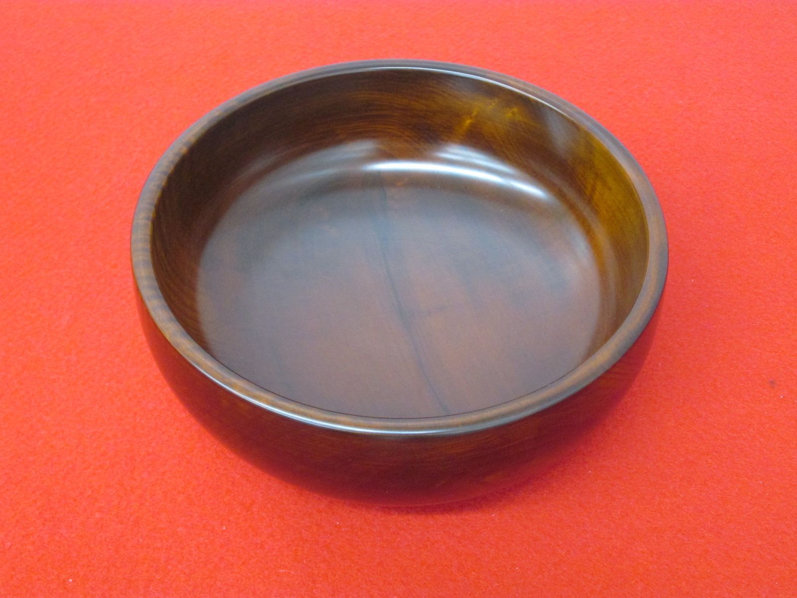 銘木の器（菓子器）【現地引取のみ、配送不可】