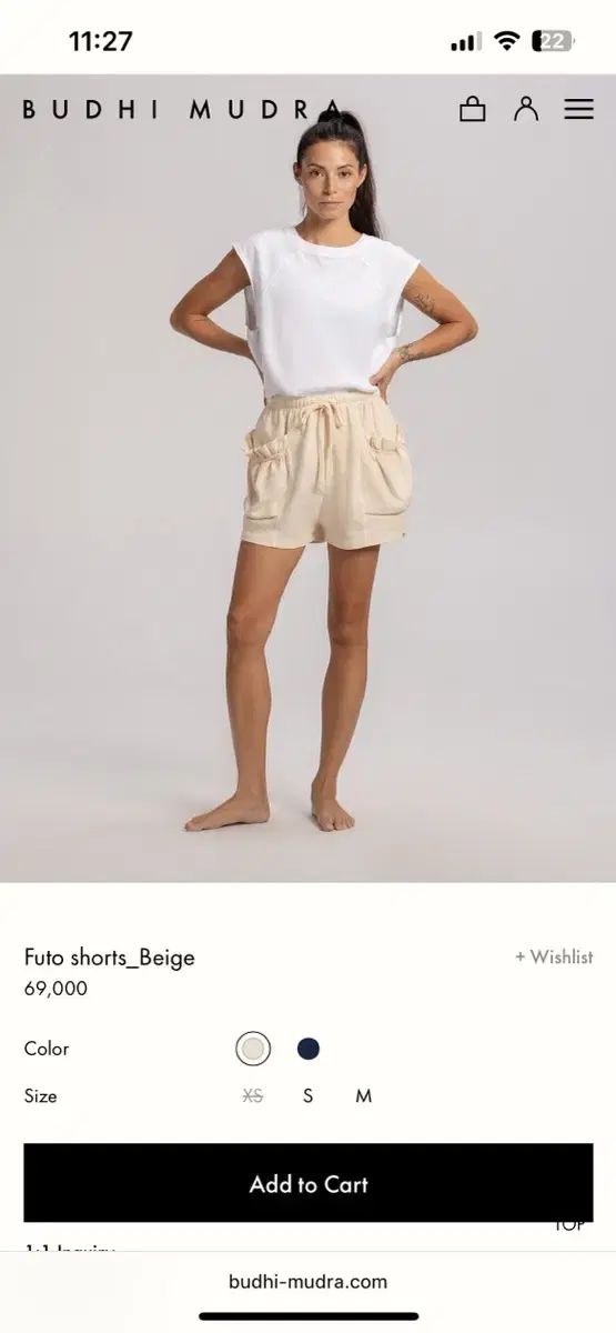 BUDHI MUDRA futo shorts