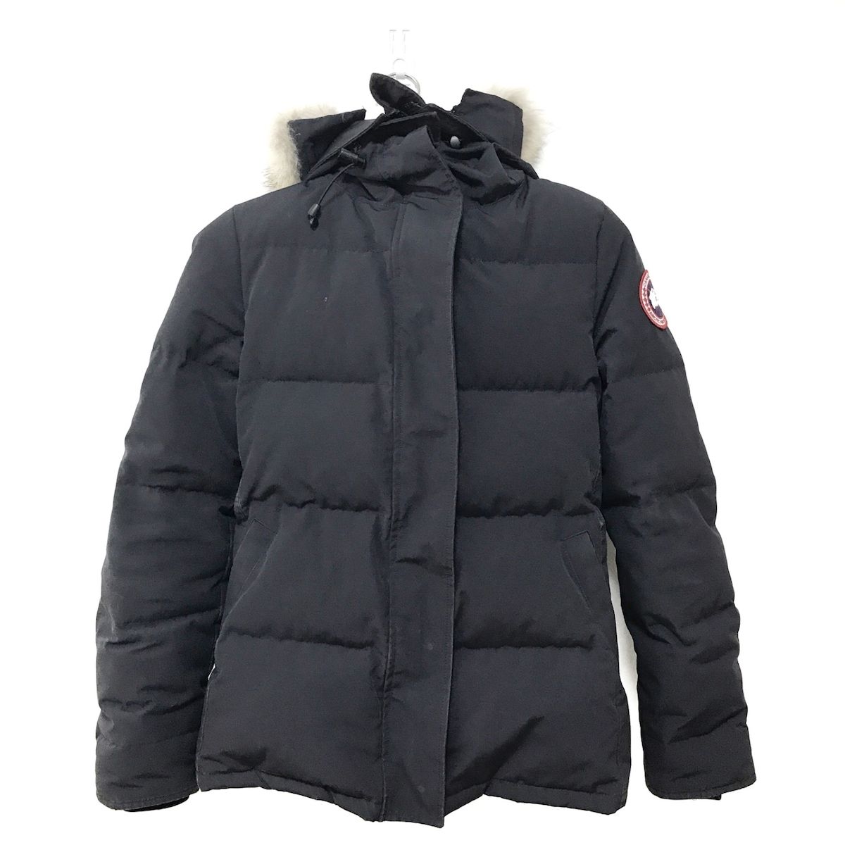 CANADA GOOSE(カナダグース) ダウンジャケット サイズS/P S レディース - 2604JL 黒 長袖/冬 - メルカリ