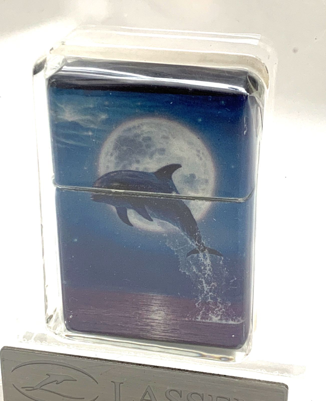 ○紅『ZIPPO』限定 未使用 ラッセン 2005 イルカ ライター 1円