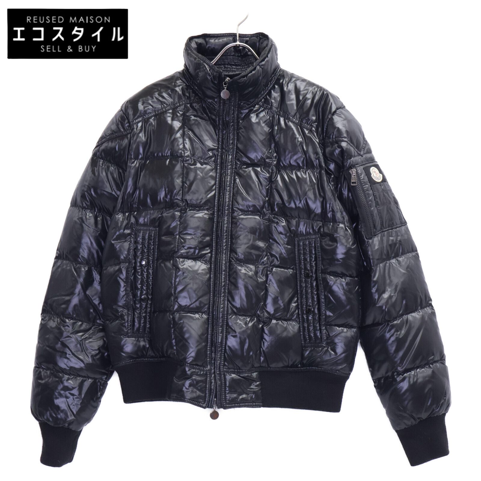 MONCLER モンクレール ﾌﾞﾗｯｸ AUBURN ﾀﾞｳﾝｼﾞｬｹｯﾄ 5