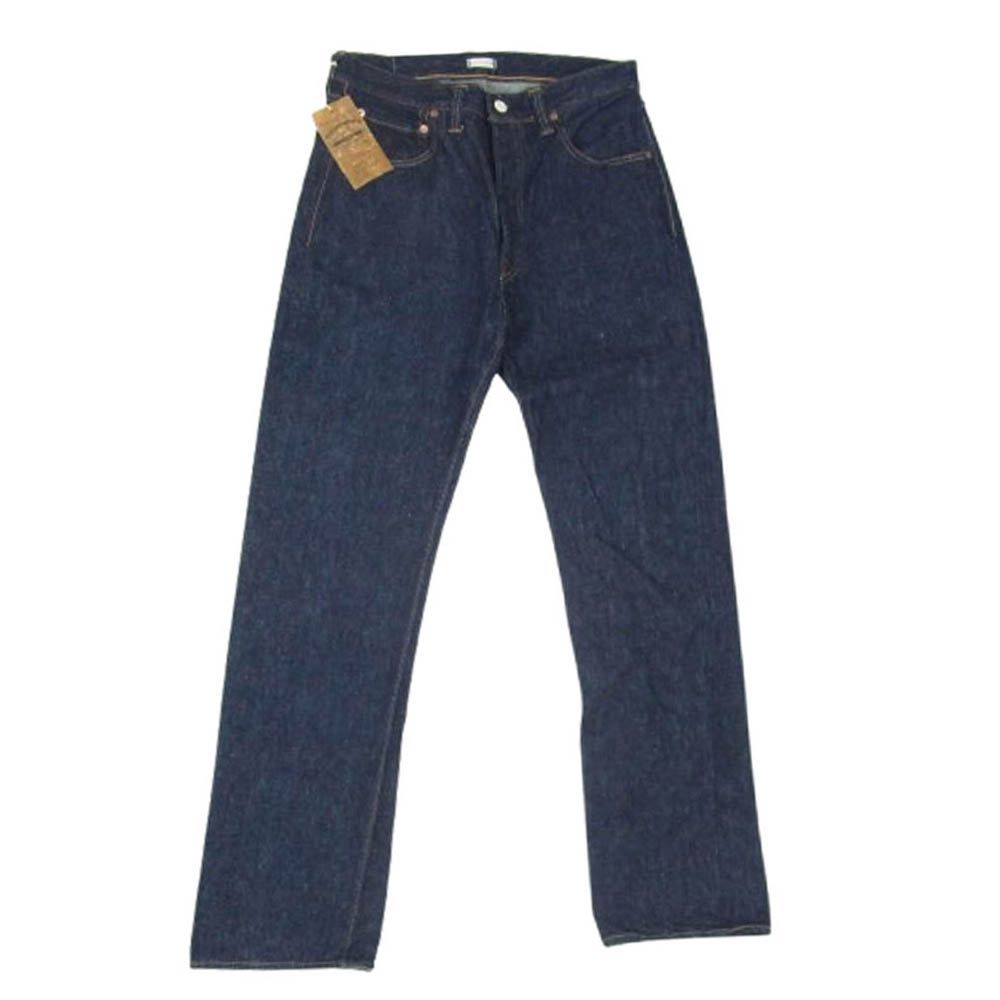 美中古 ウエアハウス 1001XX デニム ジーンズ WAREHOUSE ウエアハウス 1001XX 牛パッチ ボタンフライ デニム
