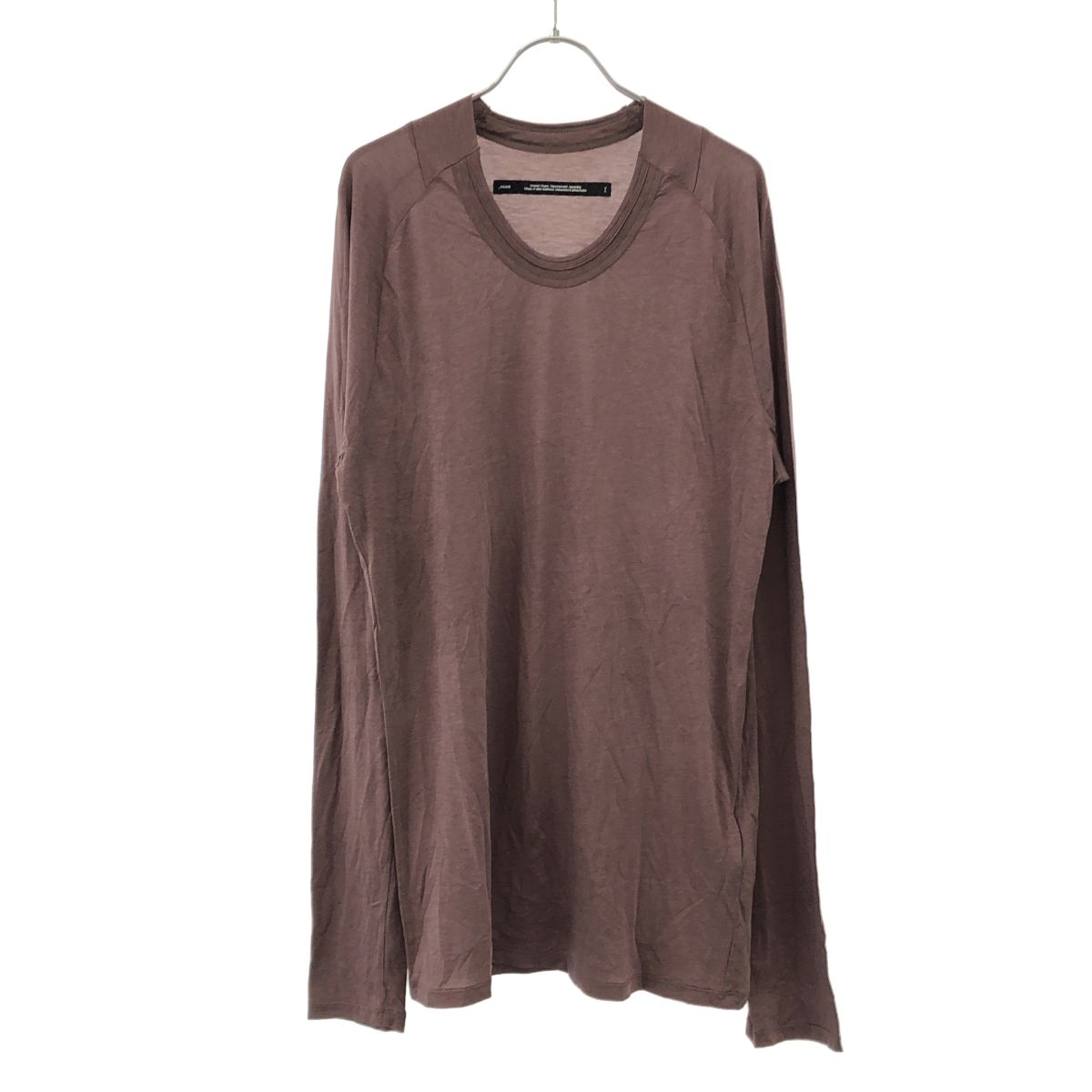 julius ユリウス ドレープカットソー JULIUS ユリウス 25AW Seamd Neck Top Ash Purple カットソー
