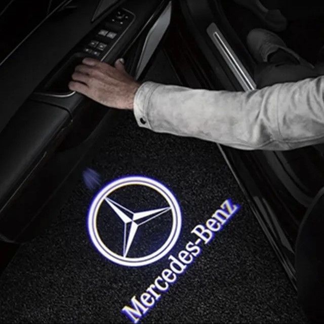 2セット メルセデスベンツ AMG LED カーテシランプ ドア ウェルカム