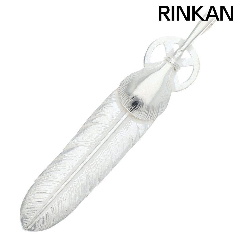 ゴローズ SVハートホイールフェザー 大 ネックレストップ メンズ 大