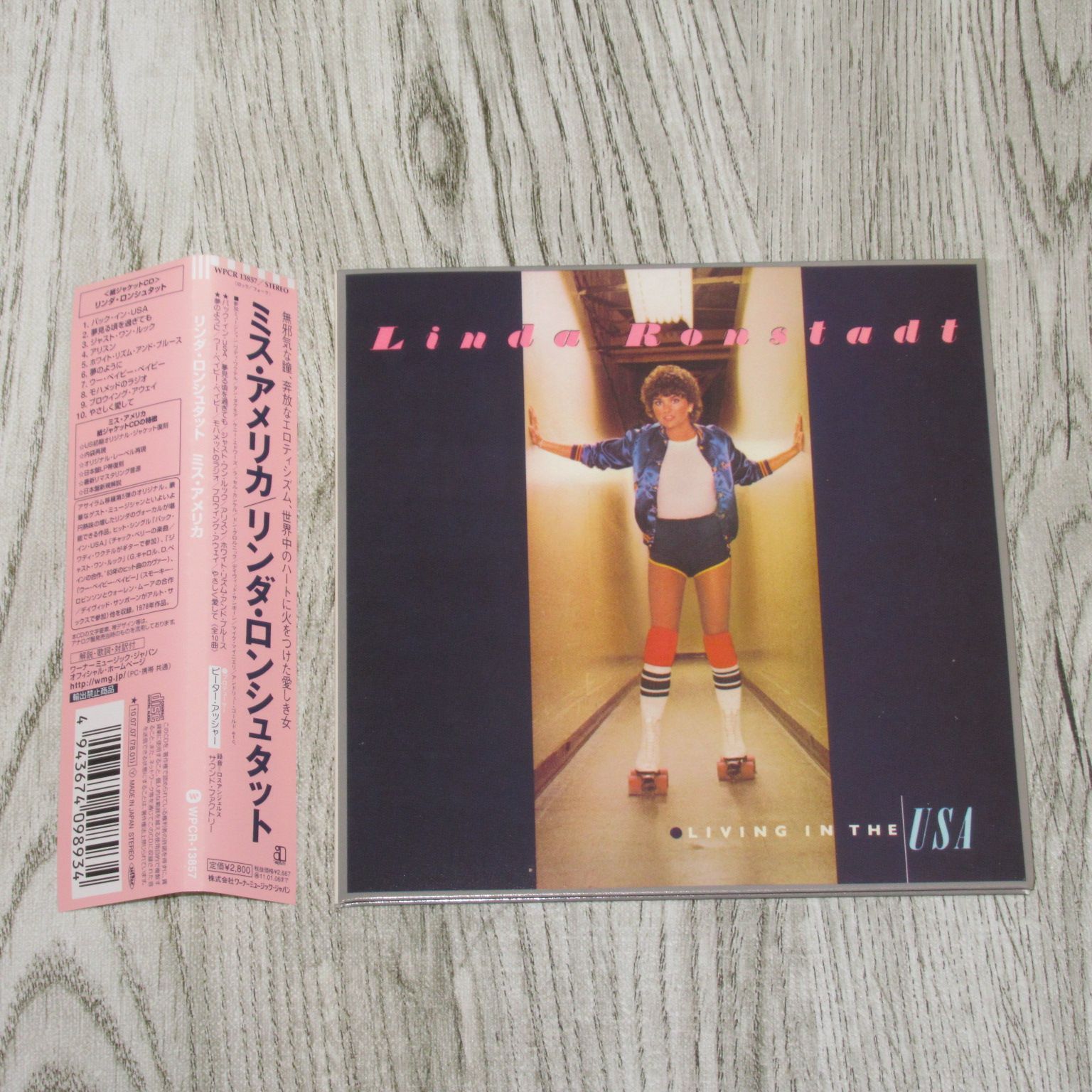 CD 紙ジャケ リンダ・ロンシュタット ミス・アメリカ 帯付 ステッカー 