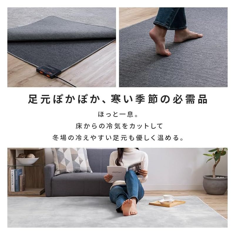 節電対策 TEKNOS ホットカーペット HC-IR300 電気カーペット 3畳 195×235cm ダニ退治機能付き ホットマット 暖房面積切替 コンパクト収納 0 WWW_KANDAIZUMI_COM