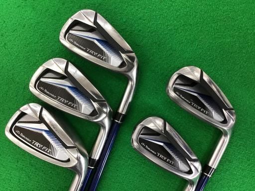 【100%本物】 ゴルフプランナー TOBUNDA TRY FIT 2015 カーボン 6S アイアンセット IR TF505i フレックスR メンズ 男性用 右利き 右用 Cランク ゴルフクラブ 100％品質保証！