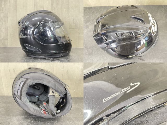 アライ ヘルメット フルフェイス 【中古】ARAI RX-7 RRV SNELL 57 58cm ブラック バイク用品 /58138