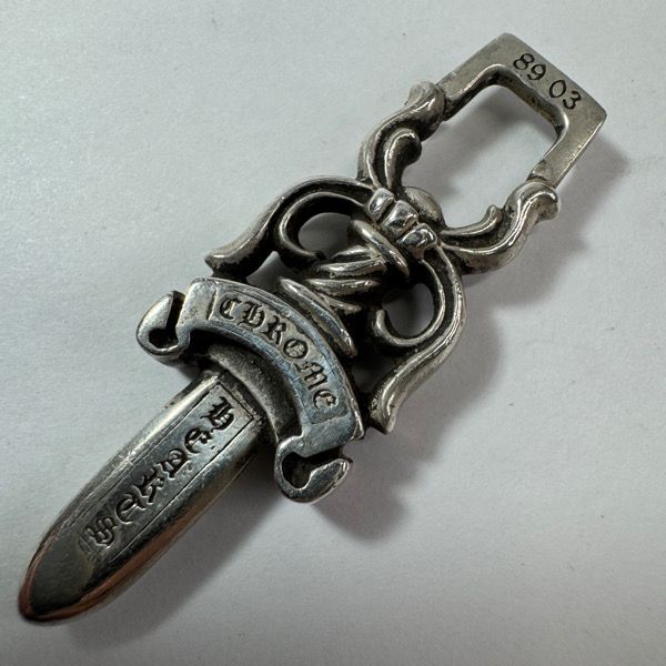 CHROME HEARTS (クロムハーツ) ダガー フォンストラップ シルバー