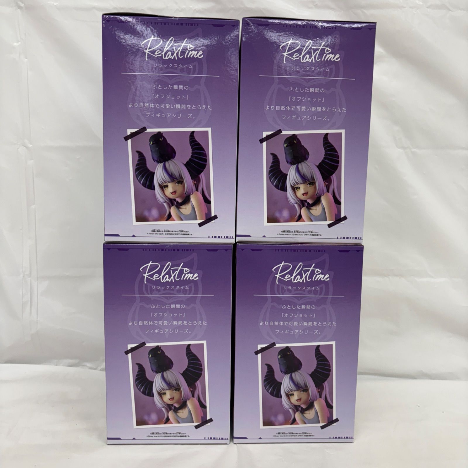 未開封 ホロライブ -Relax time- ラプラス・ダークネス フィギュア 4個