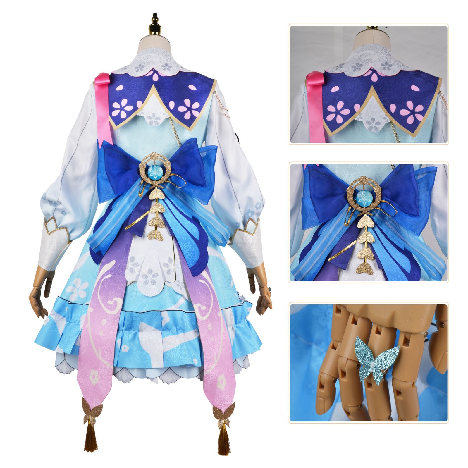 原神 げんしん 神里綾華 コスプレ衣装 豪華版 フルセット 原神 げんしん 神里綾華 コスプレ衣装 豪華版 フルセット