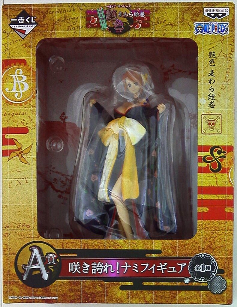 ワンピース 一番くじ 咲き誇れ！艶色 麦わら絵巻 ナミ ロビン フィギュア 一番くじ ワンピース 咲き誇れ！艶色 麦わら絵巻｜一番くじ