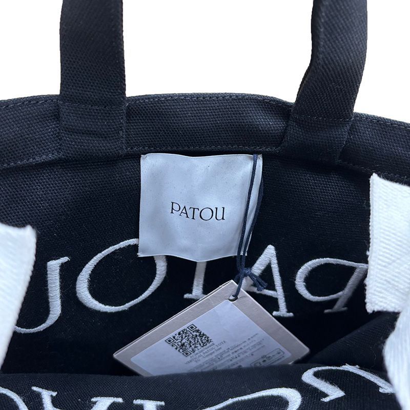 パトゥ AC0620076 999B ロゴ キャンバストートバッグ パトゥ AC0620076 999B ロゴ キャンバストートバッグ (PATOU