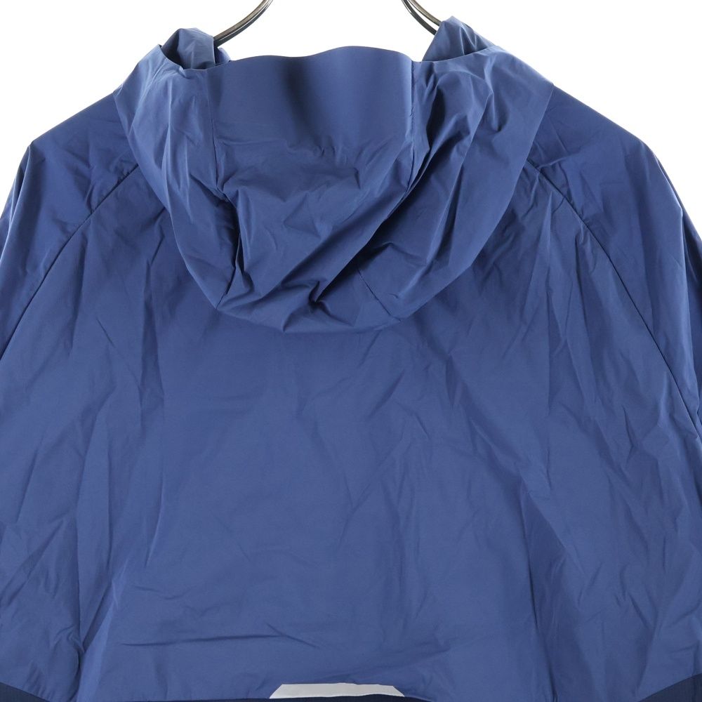 On オン CORE JACKET ロゴプリント ジップポケット フーデッドナイロンジャケット ブルー 1ME10330133 KANDAIZUMI_COM