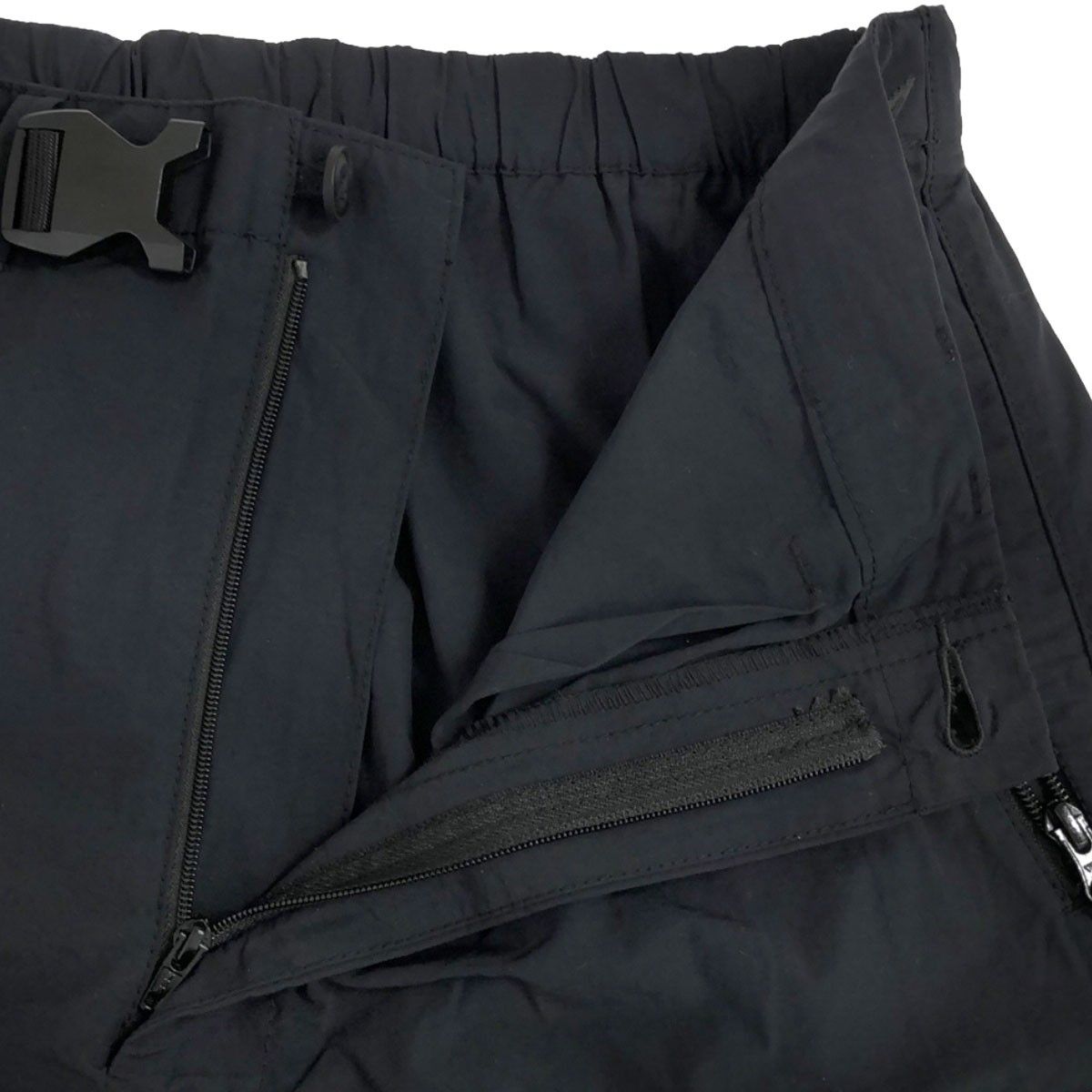 エヌハリウッド 22SS ナイロンカーゴパンツ ブラック36