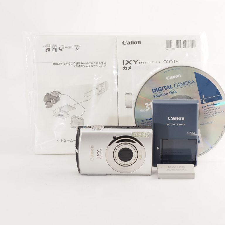 人気アイテムが再入荷！ Canon デジタルカメラ IXY DIGITAL 910 IS シルバー キヤノン IXYD910IS SL