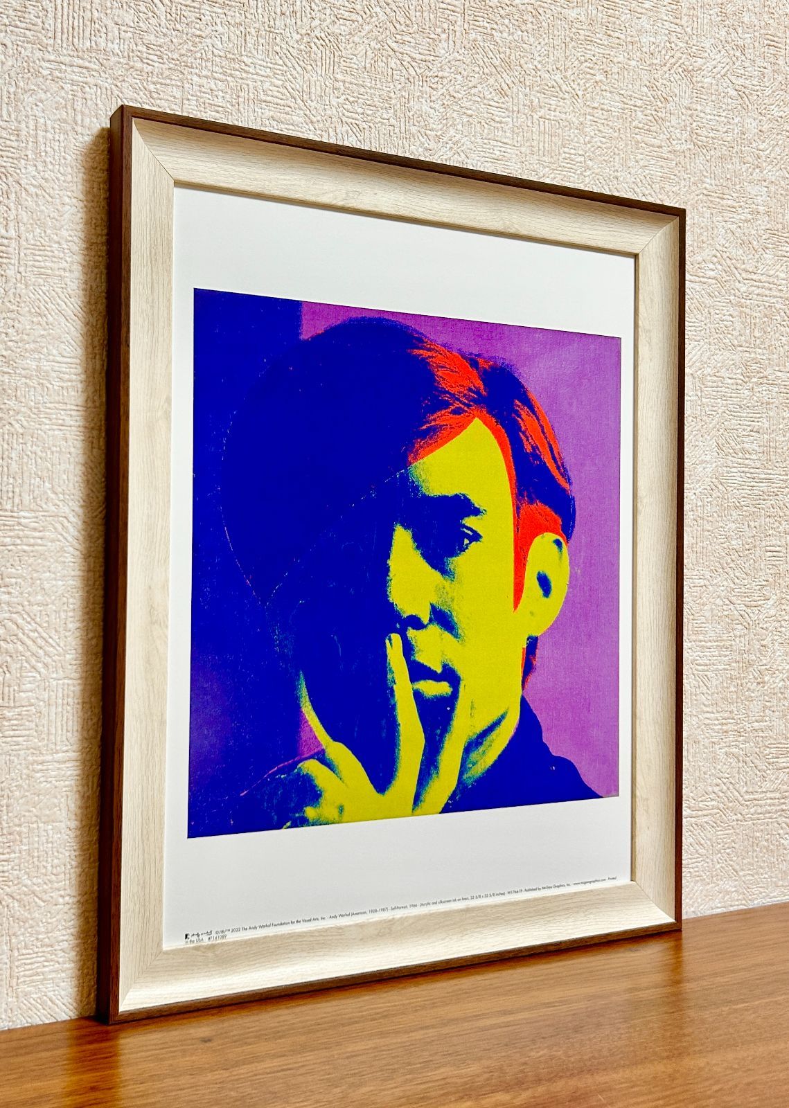Andy Warholの絵 額縁付き 10%オフ 新品☆額縁付アートポスター(BRUCE MCGAW GRAPHICS)☆アンディ