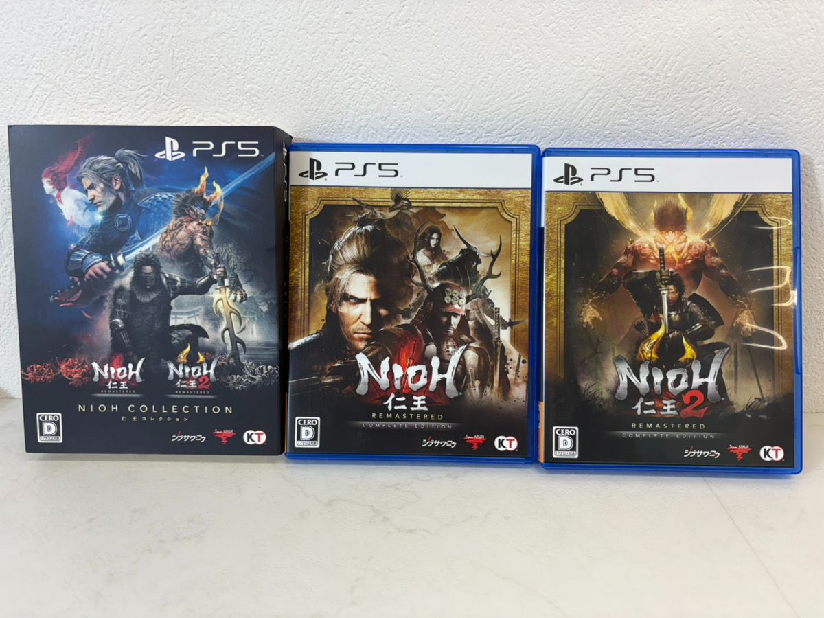 11686-014★美品★PS5ソフト /仁王Collection/ソフト2本入り/PlayStation5/NIOH/コレクション/仁王2 /Remastered Complete Edition/リマスター★