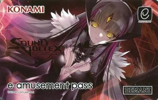【新品未使用品】SDVX EXCEED GEAR e-pass メイヘムVer 中古】キャラカード MAYHEM e-amusement passカード 「SOUND VOLTEX