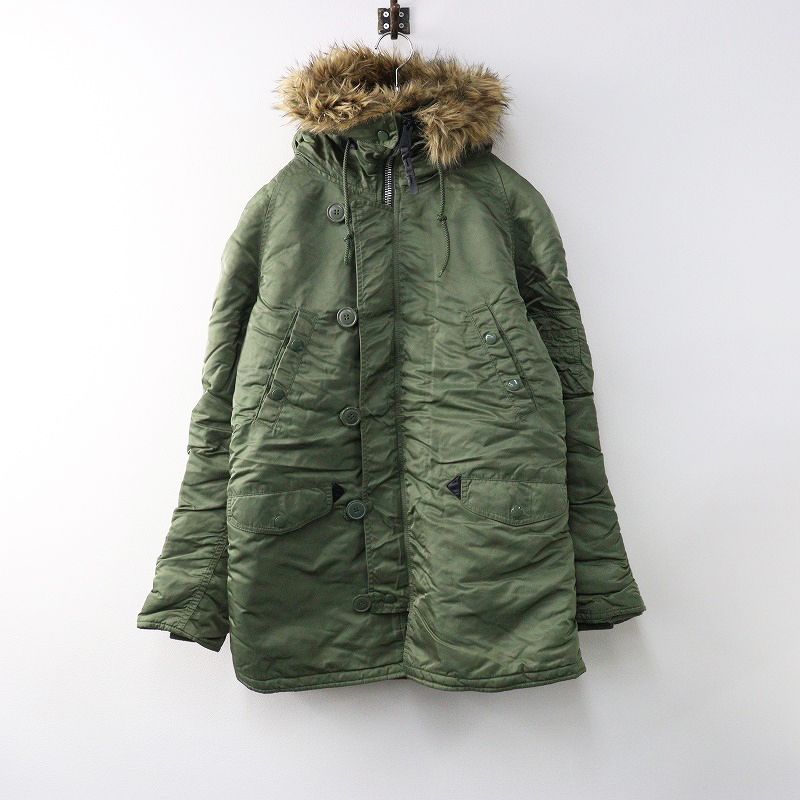 美品　USA製ALPHA INDUSTRIES N-3Bモッズコート Lサイズ 美品 USA製ALPHA INDUSTRIES N-3Bモッズコート Lサイズ USA製