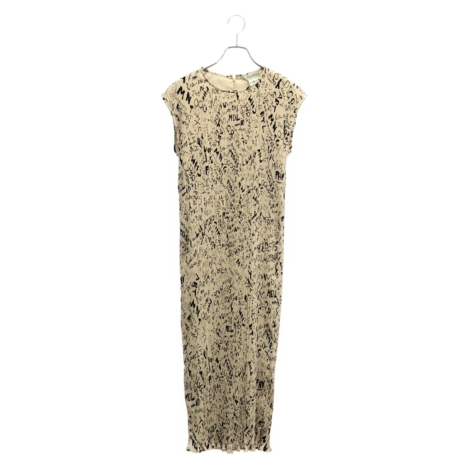 マックスマーラ MAX MARA ワンピース ワンピース ライトベージュ ポリエステル ワンピース レディース Used A