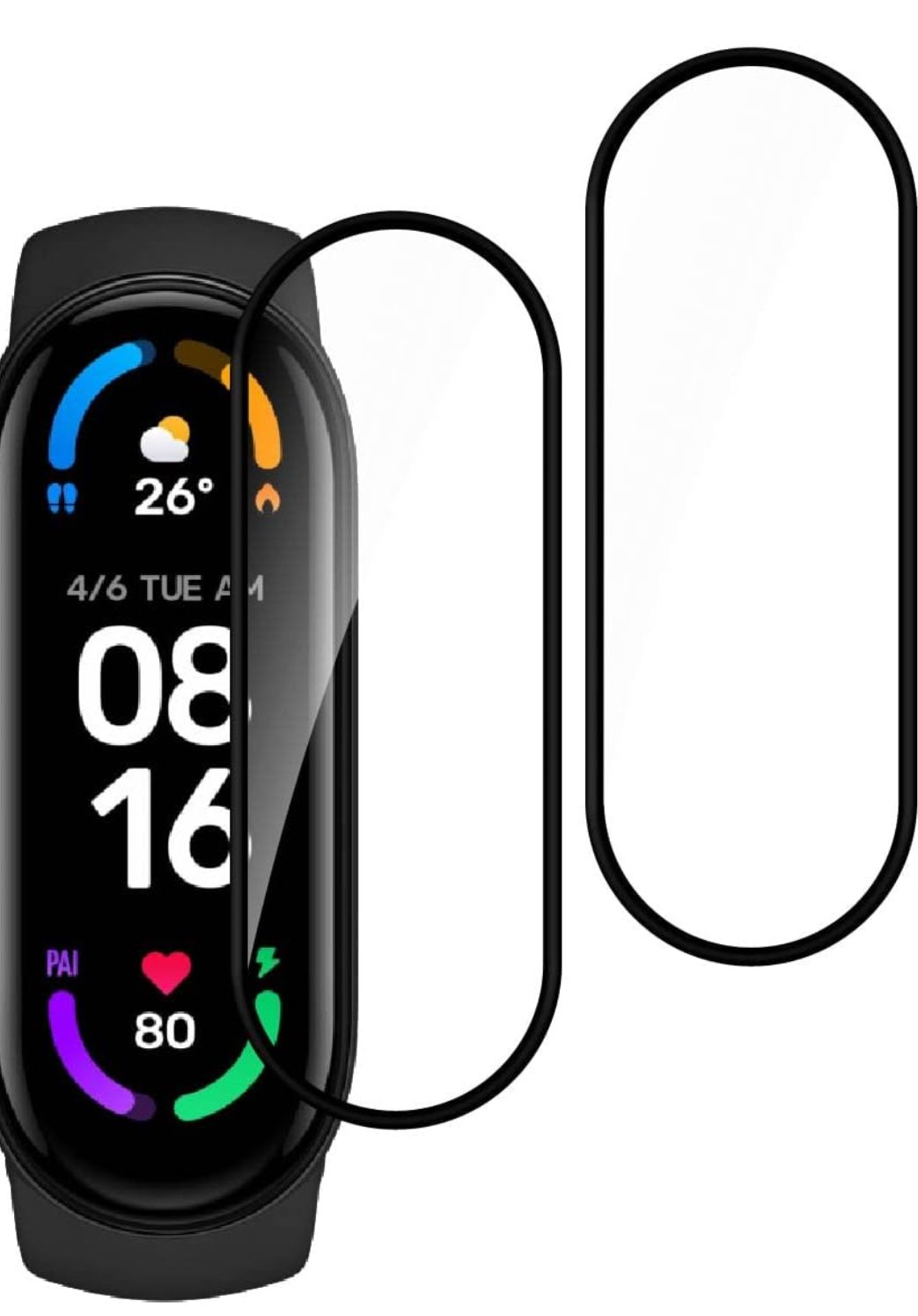 シャオミXiaomi Smart band 7 8 保護フィルム - 時計