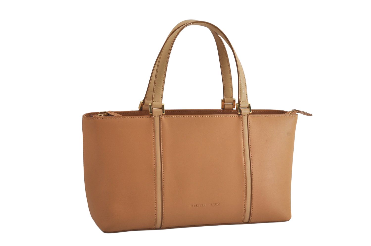 Burberry ベージュ レザー トートバッグ BURBERRY - 新品 バーバリー BURBERRY トートバッグ コットン