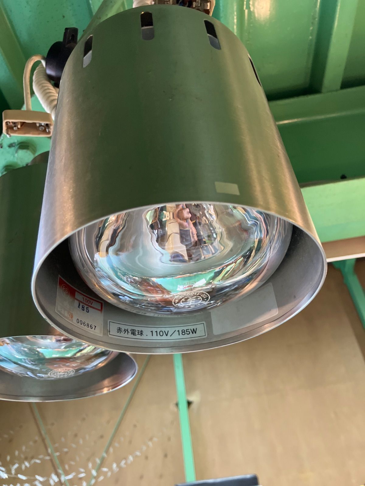 2個セット フレキシブルヒートランプウォーマー 赤外線電球 フードウォーマー ランプウォーマー 保温 ビュッフェ 杉山工業 株式会社