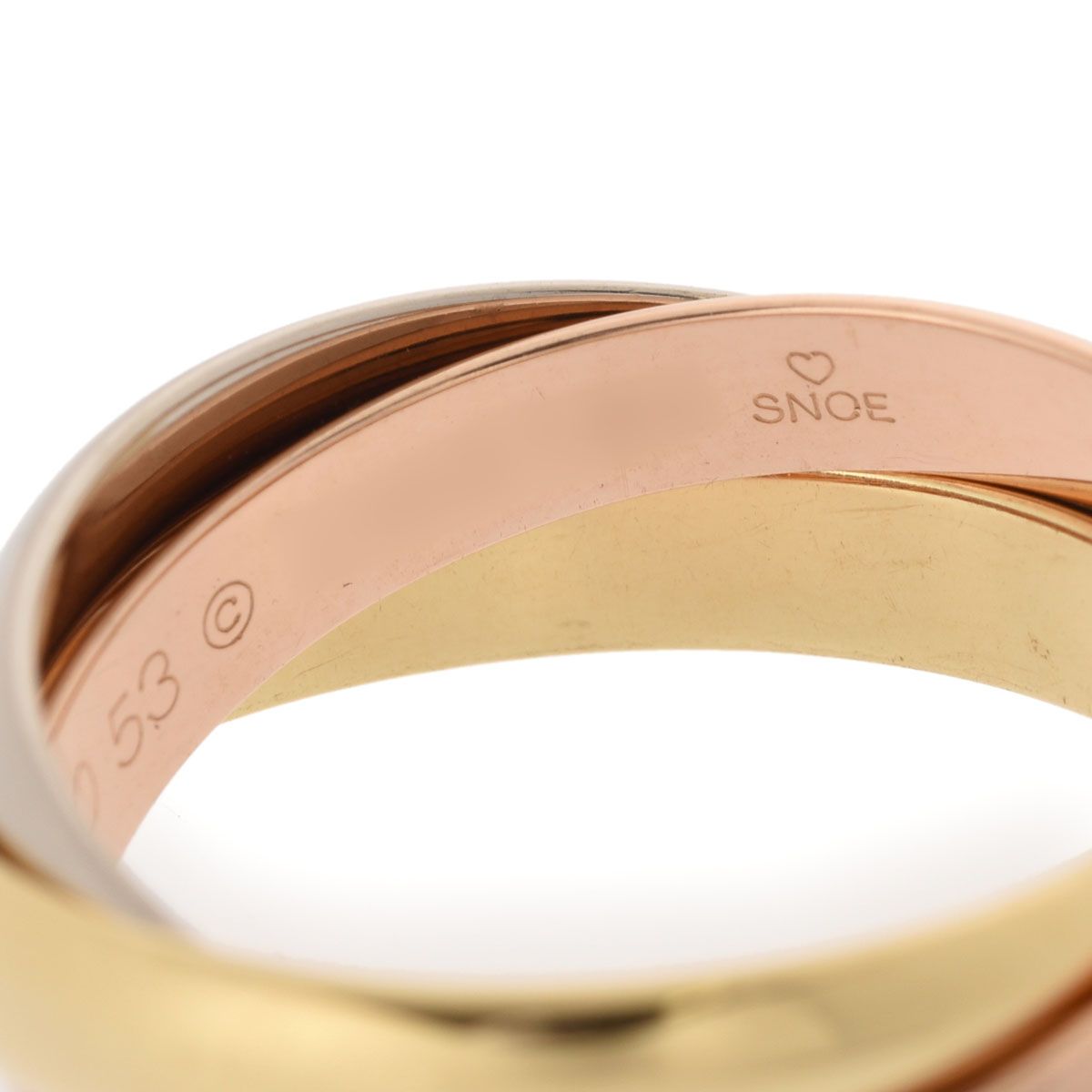 カルティエ トリニティ リング MM クラシック #53 13号 レディース