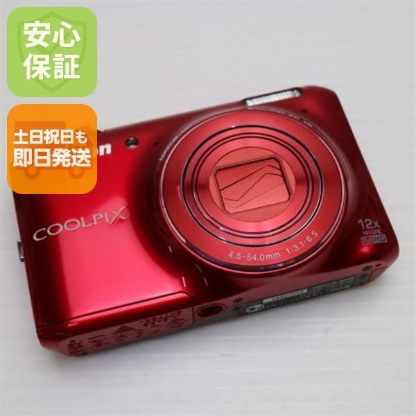 超 COOLPIX S6400 グロッシーレッド デジカメ Nikon デジタルカメラ 本体 土日祝発送OK 06000