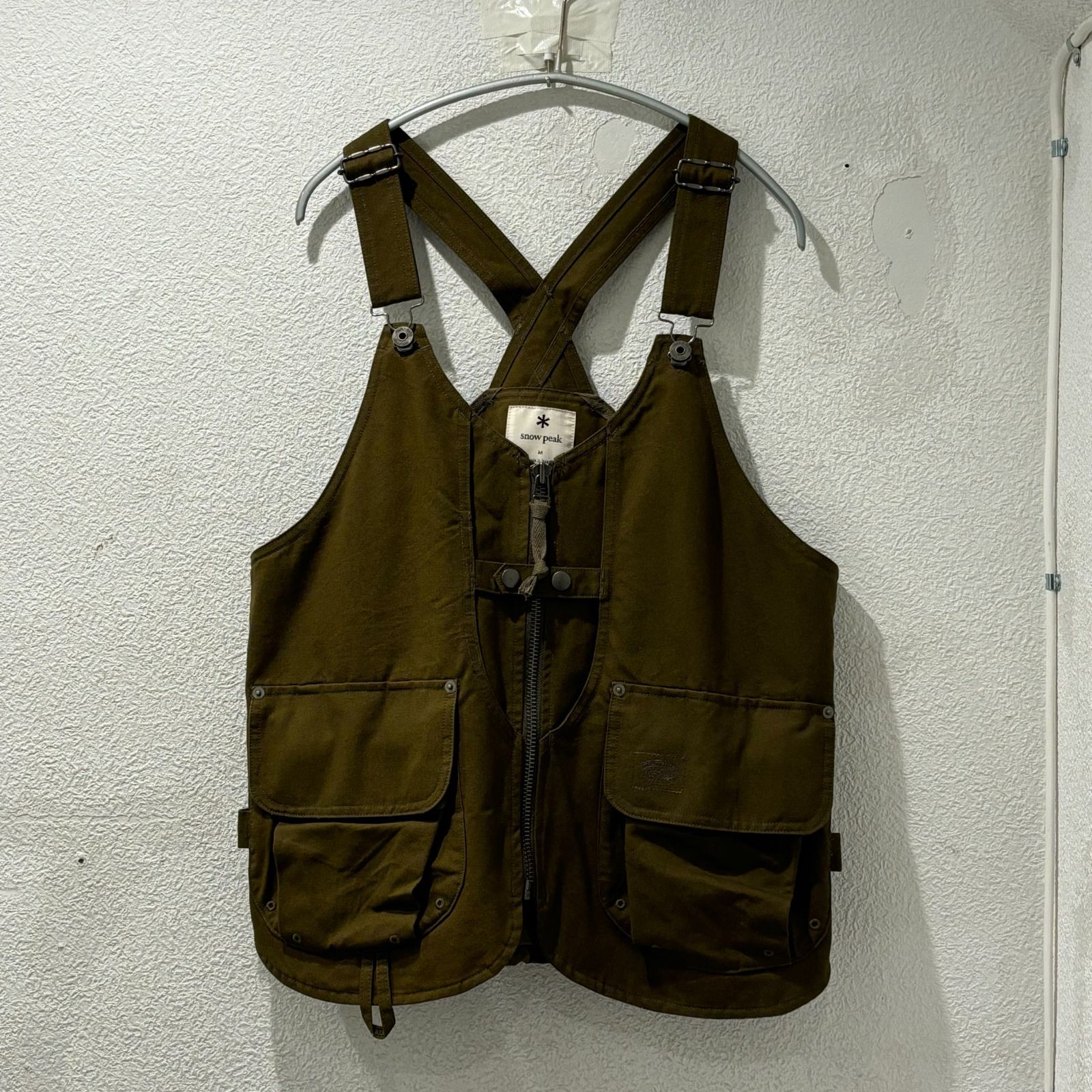 SNOW PEAK スノーピーク TAKIBI 焚火 Canvas Vest ベスト カーキ【表参道t】 - メルカリ