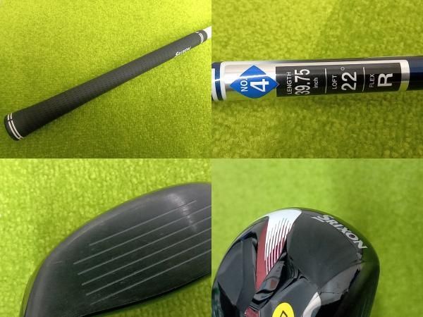 みゅん/プロフ必読 ゴルフ ダンロップ SRIXON ZX ユーティリティ 4 22° Diamana ZX 50