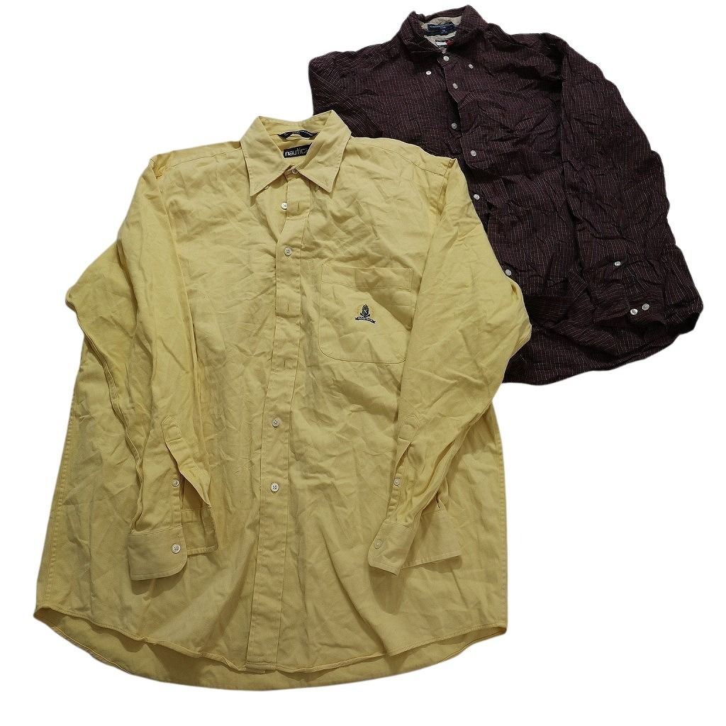 古着卸 まとめ売り 古着屋系ブランドMIX 長袖シャツ 9枚セット (メンズ