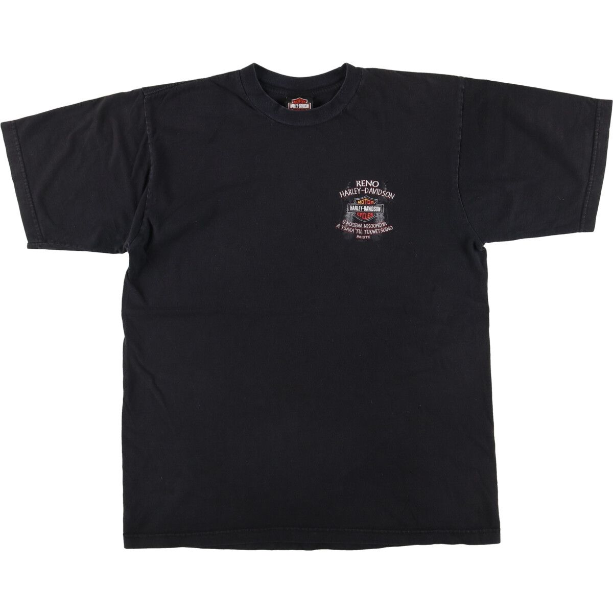古着 00年代 ハーレーダビッドソン Harley-Davidson バックプリント モーターサイクル バイクTシャツ USA製 メンズL/eaa440541