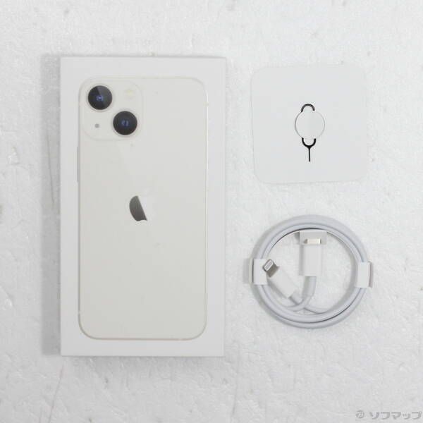中古品〕 iPhone13 mini 128GB スターライト MLJE3J／A SIMフリー【258