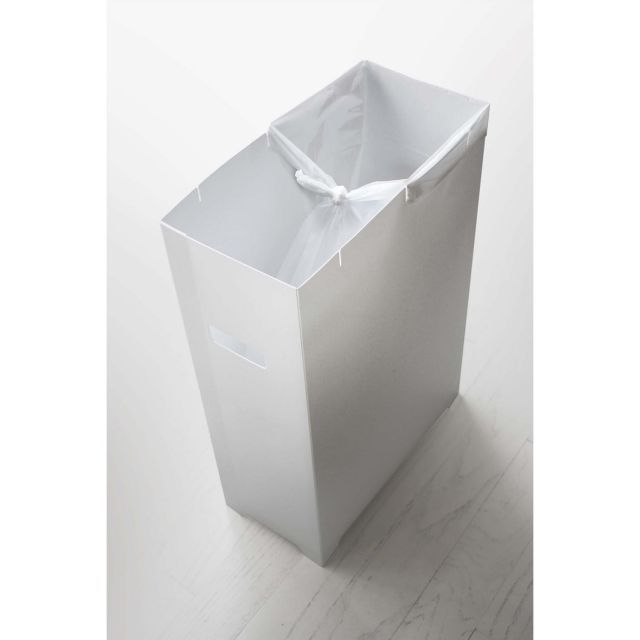 スリム蓋付きゴミ箱 タワー tower 山崎実業 ２個組 ＷＨ＆ＢＫ BK 雑貨 インテリア インテリア雑貨 家具 シンプル おしゃれ クール高級感 高級 ブランド 省スペース 収納 コンパクト