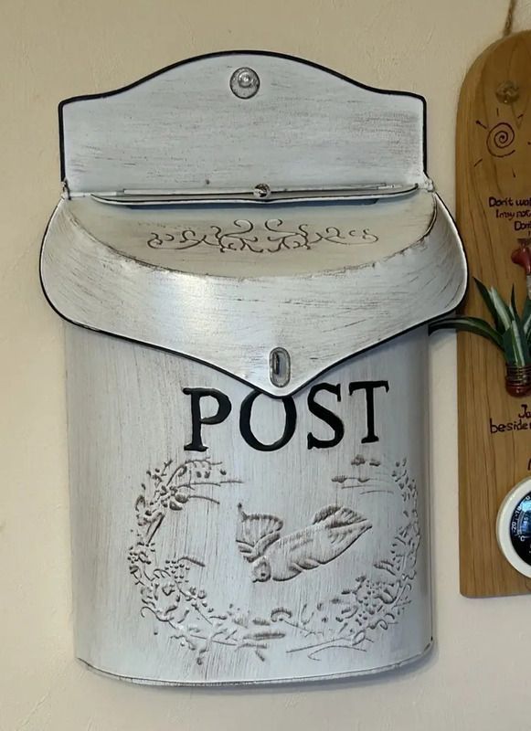 ポスト 壁掛け アメリカン カントリー ヴィンテージ調 おしゃれ かわいい インテリア レターボックス 郵便受け アンティーク調 fkPc490 MARWIL-DEMENAGEMENTS_CH