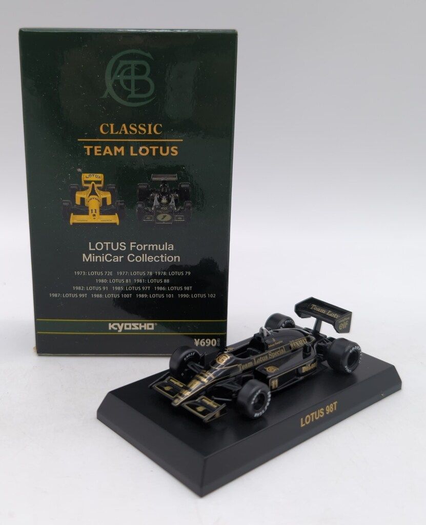 ★ 京商 1/64  ロータス  フォーミュラ  フルコンプ KYOSHO/京商 LOTUS 98T Secret【ロータスフォーミュラーミニカー