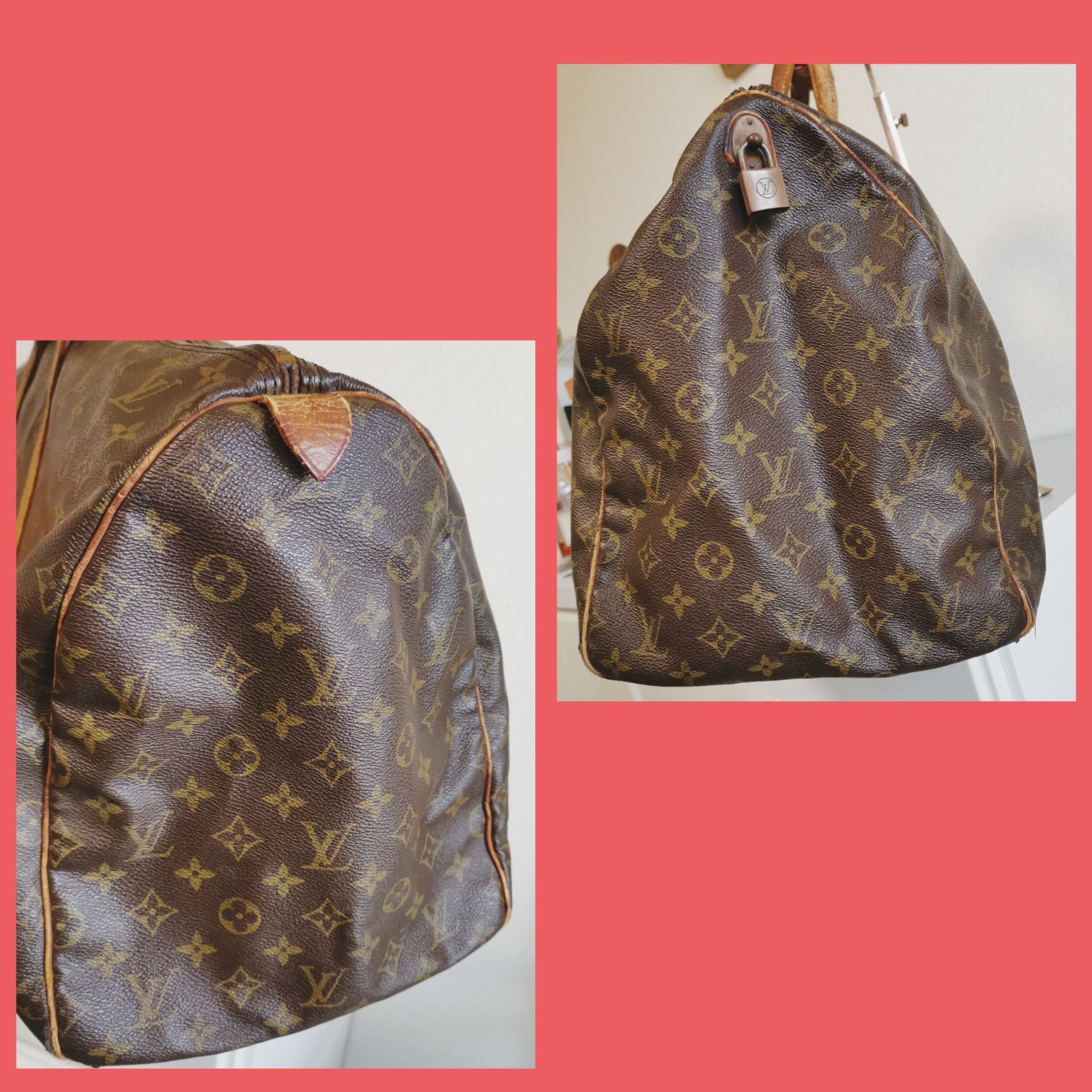 【美品✨】ルイヴィトン　キーポル55　ボストンバッグ　旅行　大容量　カデナ 楽天市場】【中古】LOUIS VUITTON ルイヴィトン キーポル55