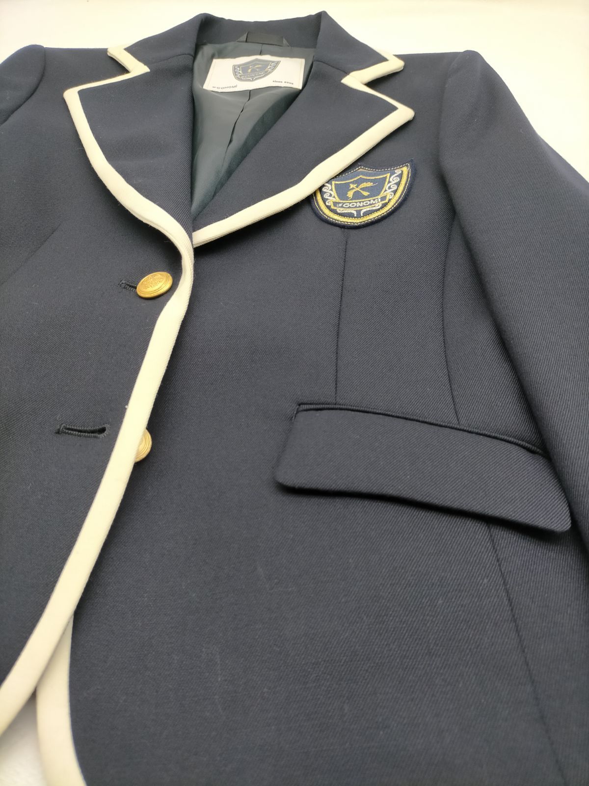 スクール ブレザー ジャケット 女子 CONOMi ネイビー 学生 制服 個性的