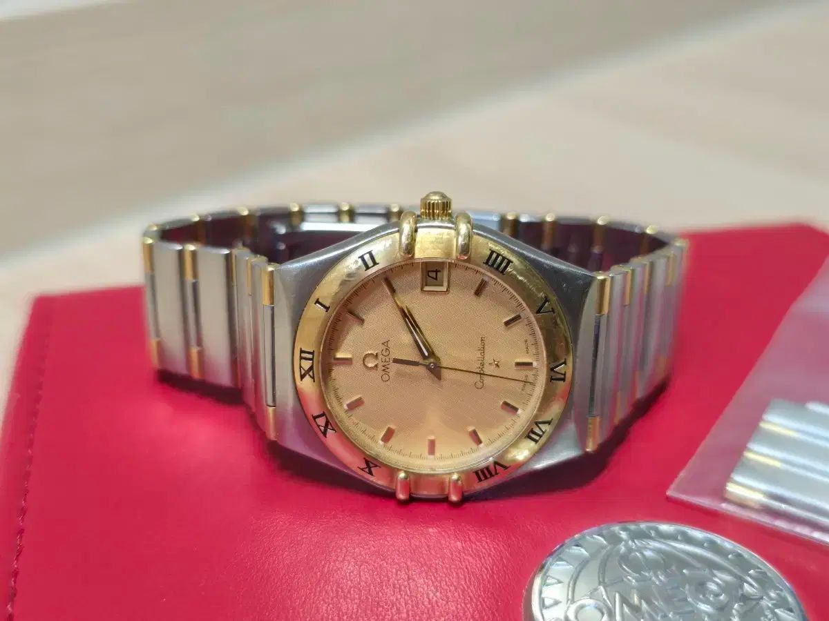 オメガ コンステレーション 18K コンビ ハーフバー